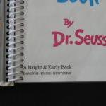 Dr. Seuss Foot Book Notebook Journal Upcycled Book..
