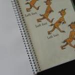 Dr. Seuss Foot Book Notebook Journal Upcycled Book..