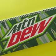 MOUNTAIN DEW spiral bound notbook journal Recycled Eco friendly
